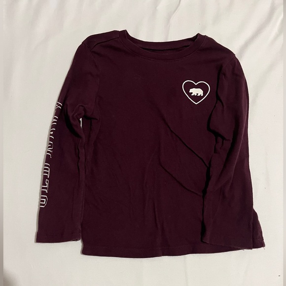Old Navy Maroon Crew Neck Tee - Picture 2 of 5